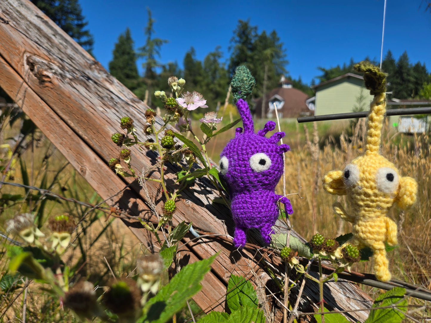 Handmade Crochet Pikmin Inspired Plush