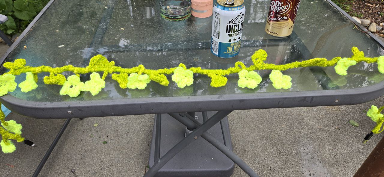 Crochet Vine Phone Cord