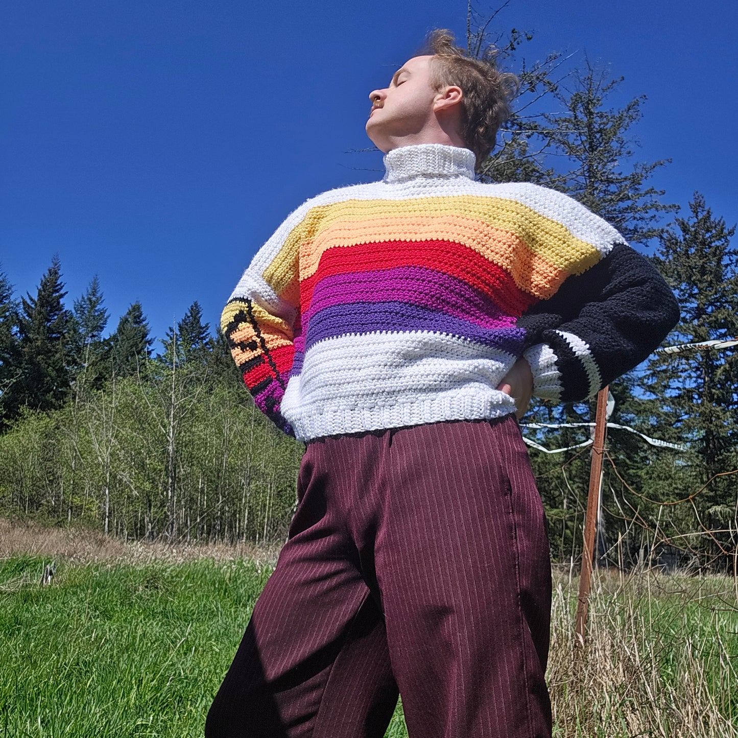 VHS Retro Sweater- Small/Medium