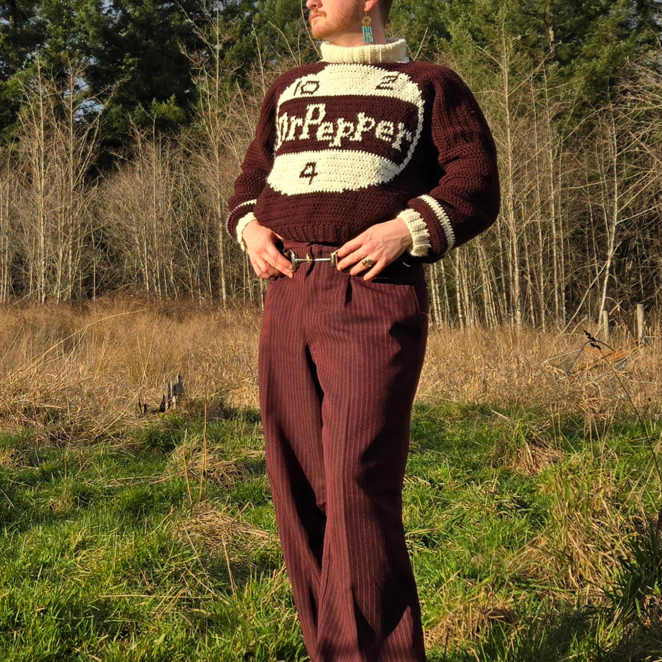 Dr Pepper Sweater- Medium/Large