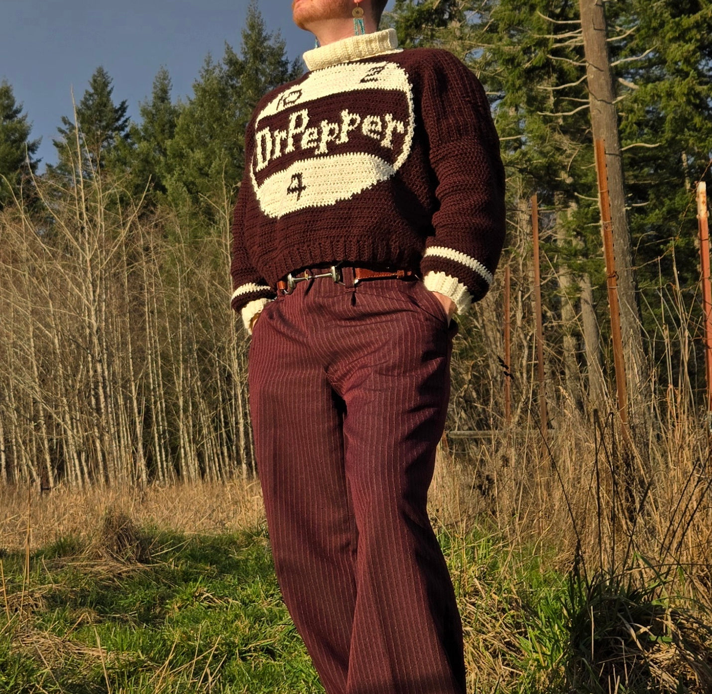 Dr Pepper Sweater- Medium/Large