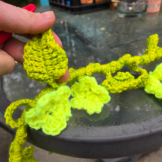 Crochet Vine Phone Cord