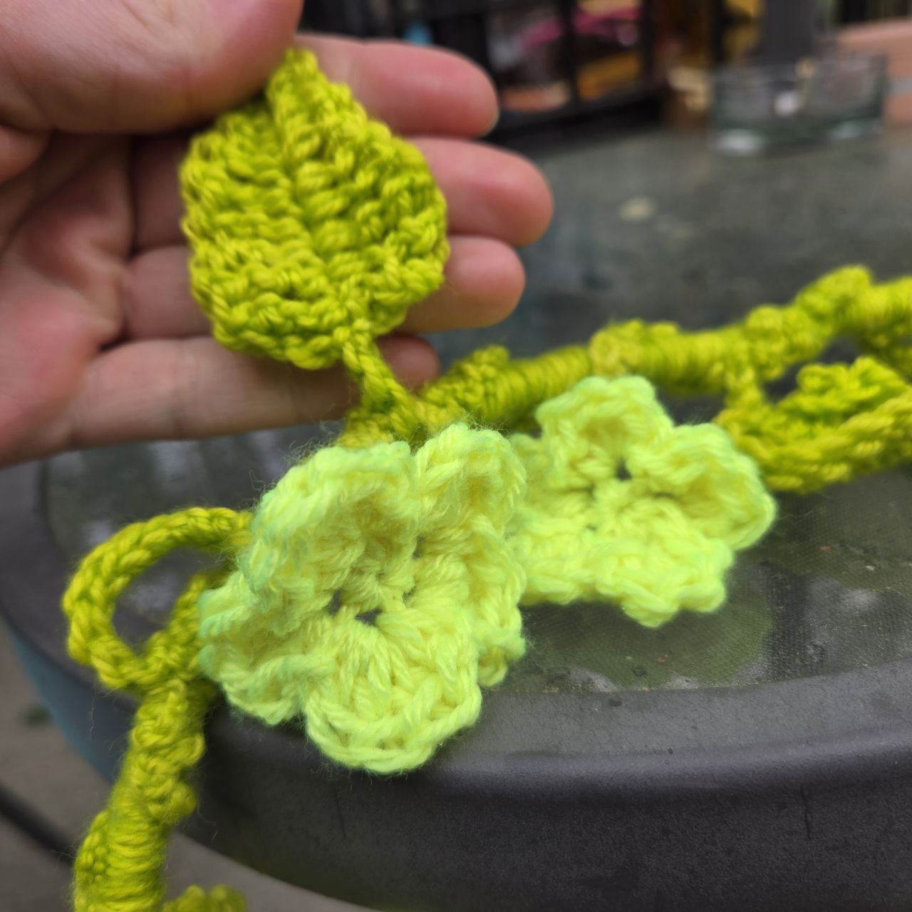Crochet Vine Phone Cord